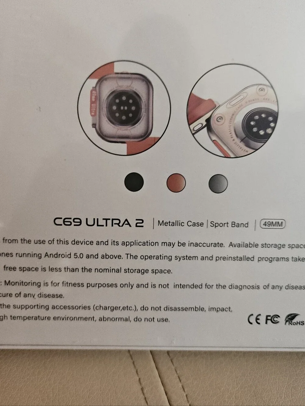 Ultra Smartwatch - Rose Pink